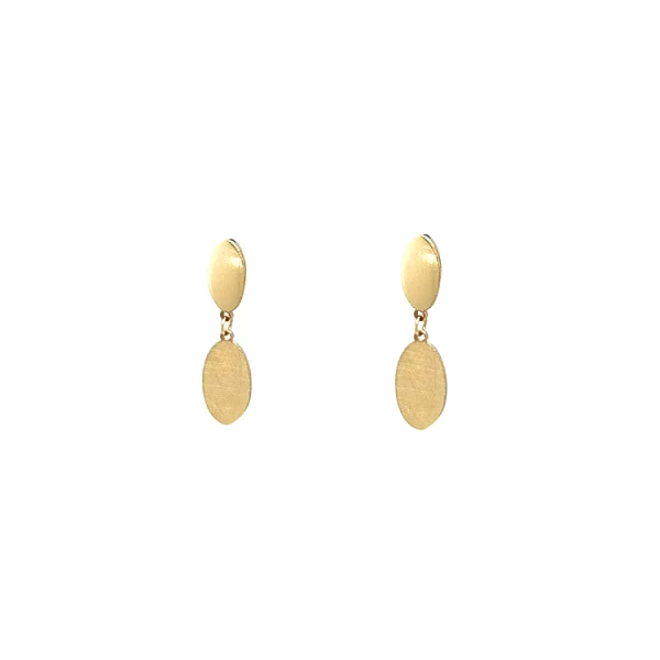 Gold dangle earrings