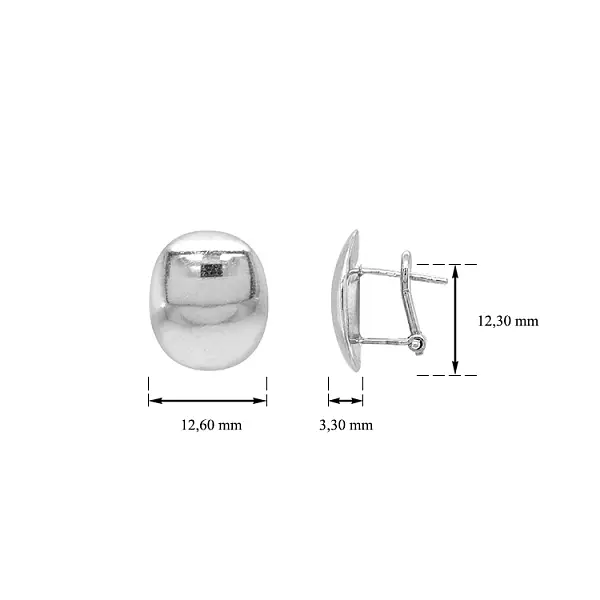 Náušnice z Bílého Zlata