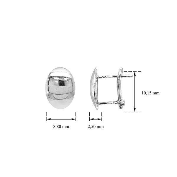 Náušnice z Bílého Zlata