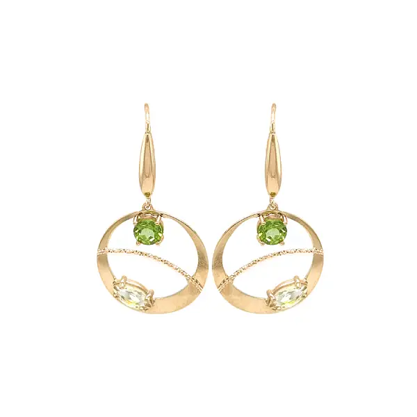 Zlaté Visací Náušnice