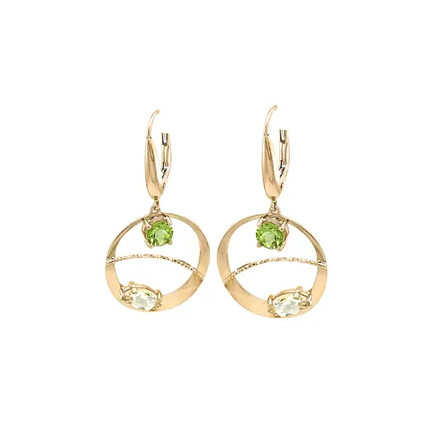 Zlaté Visací Náušnice