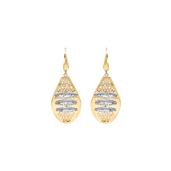 Gold Mixed Gold Earrings