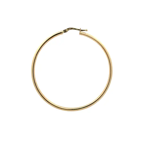 Zlaté Kruhové Náušnice