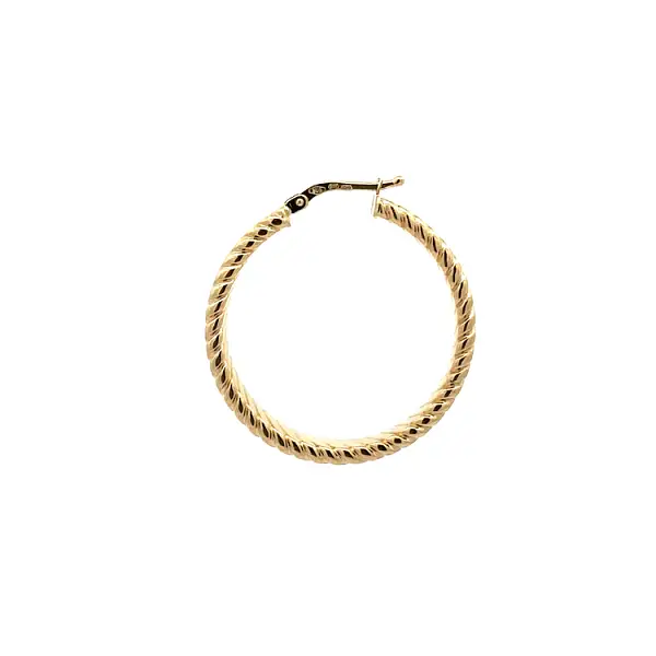 Zlaté Kruhové Náušnice