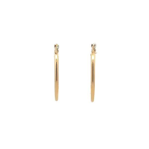 Zlaté Kruhové Náušnice