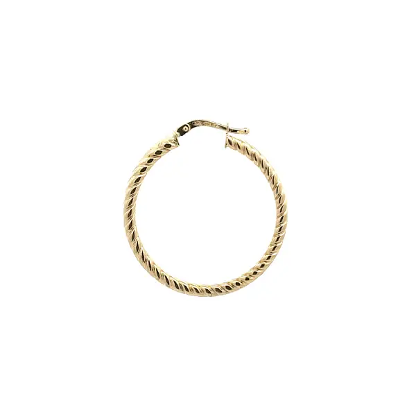 Zlaté Kruhové Náušnice