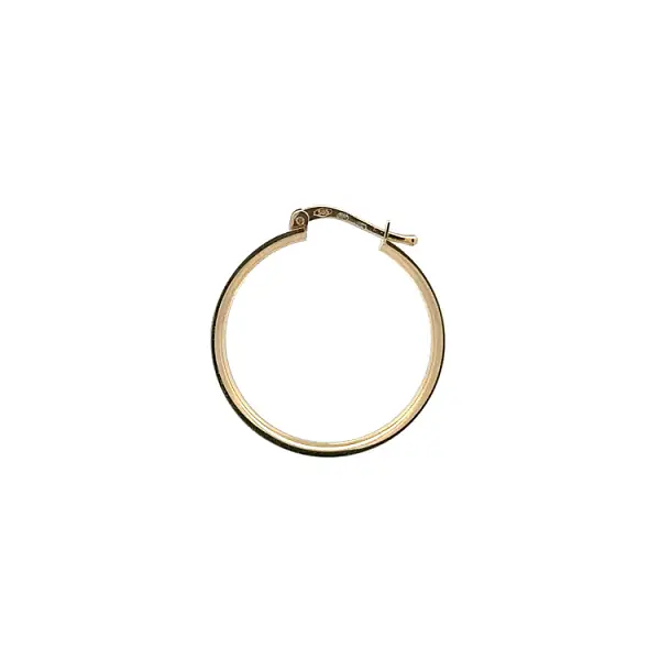 Zlaté Kruhové Náušnice z Kombinovaného Zlata