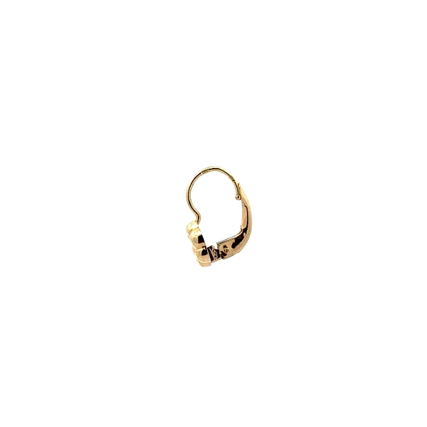Gold Earrings Flowers