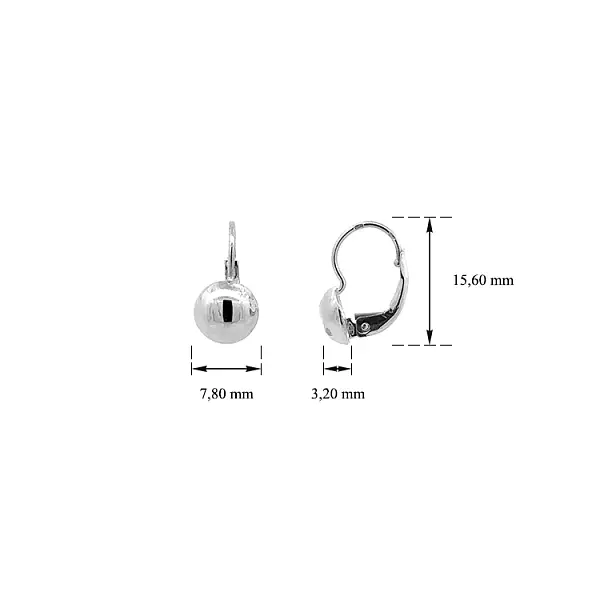 Náušnice z Bílého Zlata