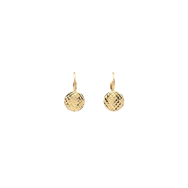 Gold dangle earrings