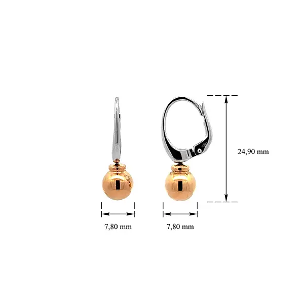 Zlaté Visací Náušnice