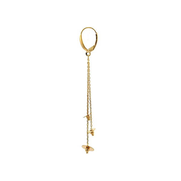 Gold dangle earrings