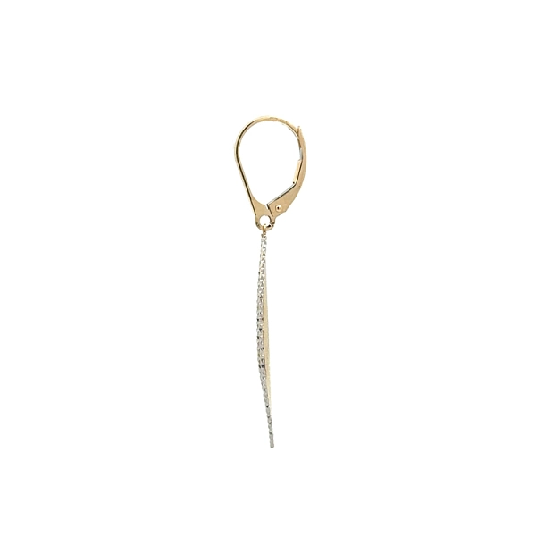 Gold dangle earrings
