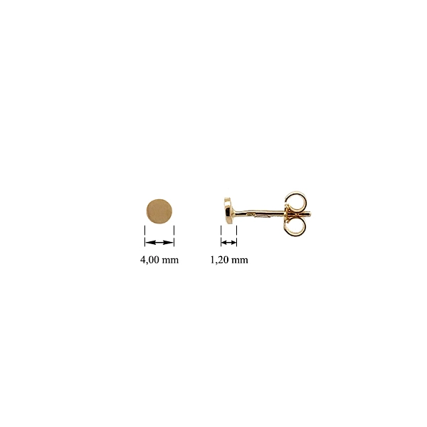 Gold Peck Earrings