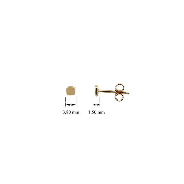Gold Peck Earrings