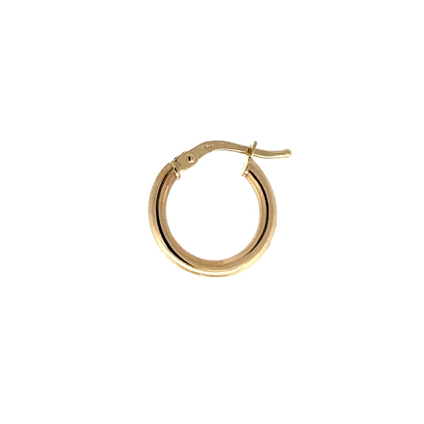Gold Round Earrings