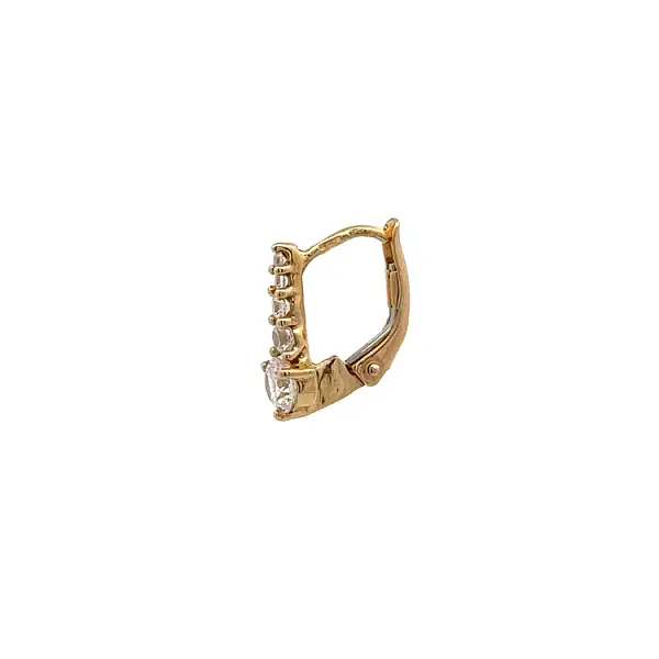 Zlaté Náušnice se Zirkony