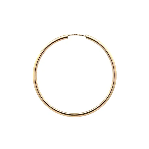 Nadčasové Kruhy ze Žlutého Zlata s Hladkým Povrchem