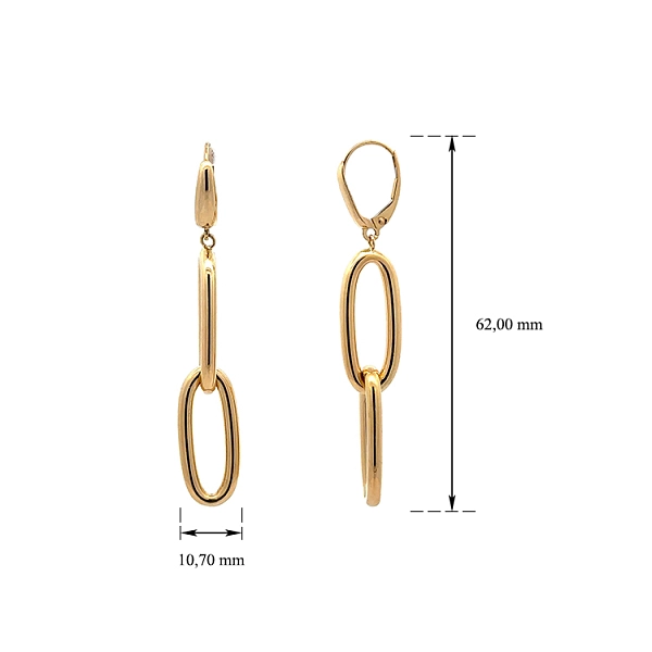 Jemné Visací Náušnice s Minimalistickým Designem