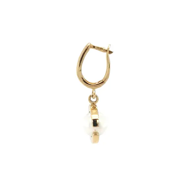 Zlaté Náušnice s Perlou