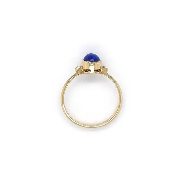 Zlatý Prsten s Lapis Lazuli