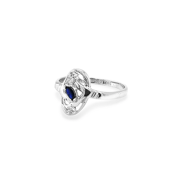 Gold Ring with Colored Stones
