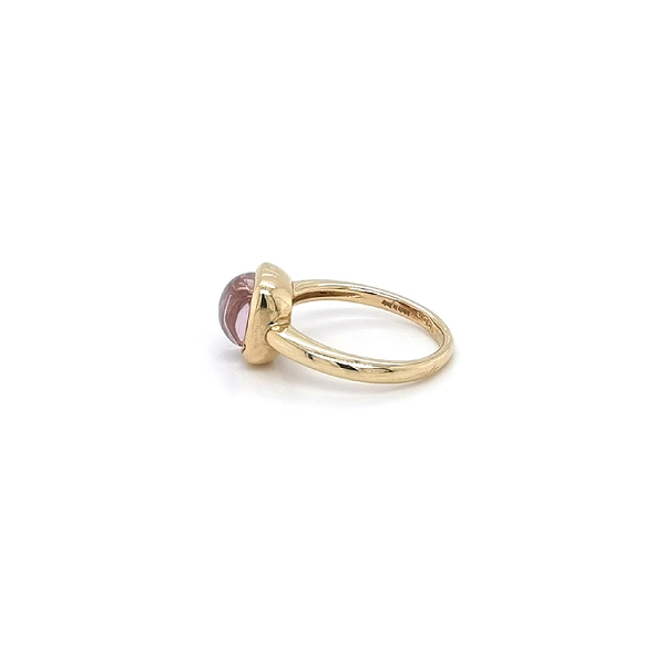 Gold Ring with Purple Stone