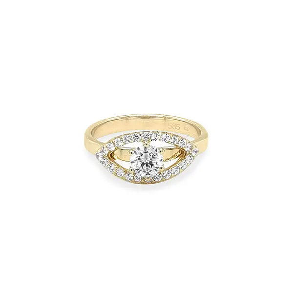 Zlatý Prsten se Zirkony