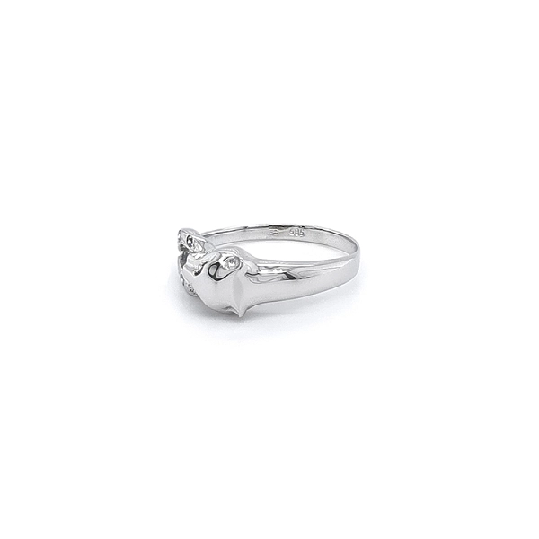 White Gold Sapphire Ring