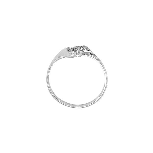 Gold Ring with Zircons