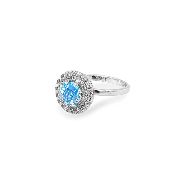 Gold Ring with Colored Stones