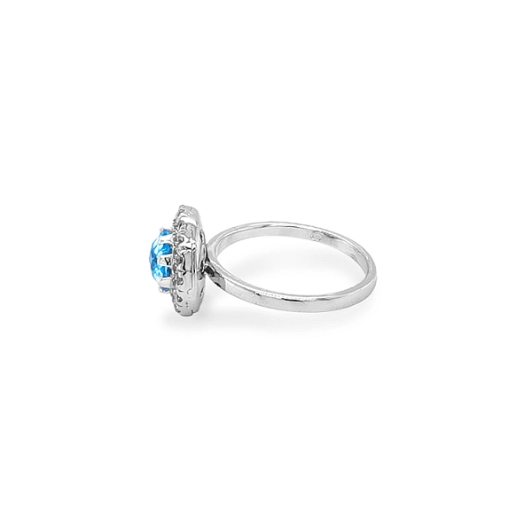 Gold Ring with Colored Stones