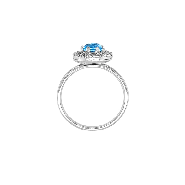 Gold Ring with Colored Stones