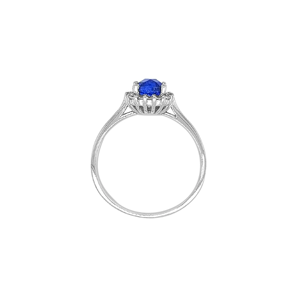 Gold Ring with Zircons