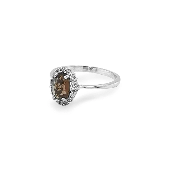 Gold Ring with Colored Stones