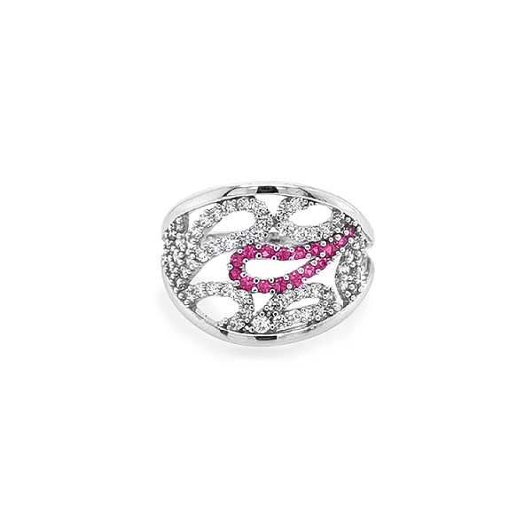 Gold Ring with Colored Stones