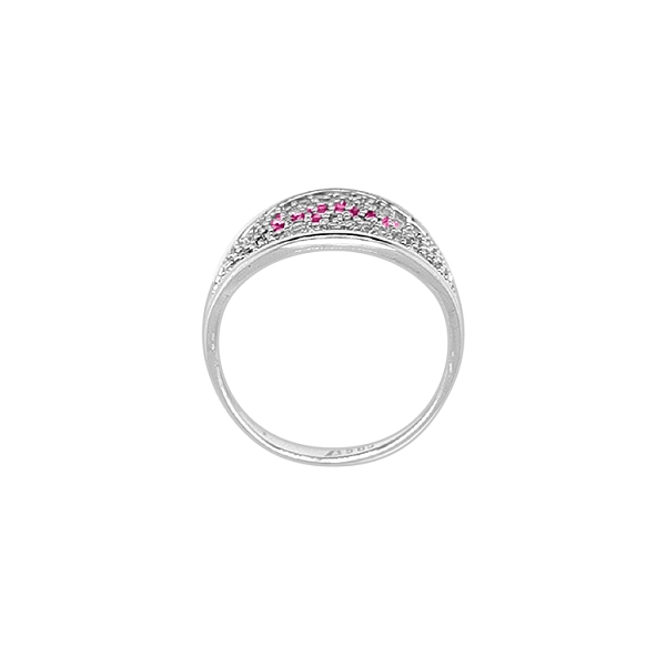 Gold Ring with Colored Stones