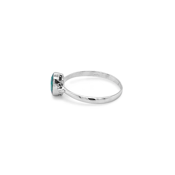 Gold Ring with Green Stone