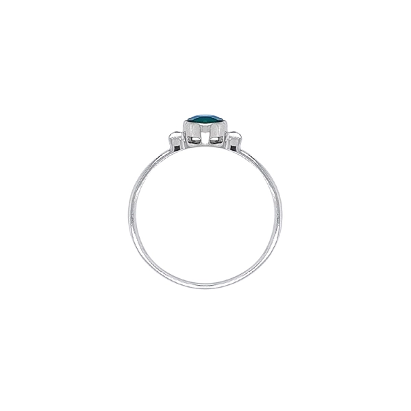 Gold Ring with Green Stone