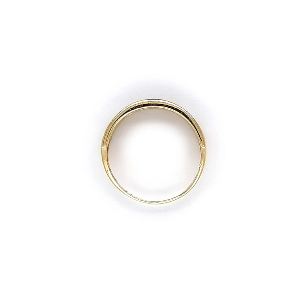 Ring with Zirconias in Gold Combination