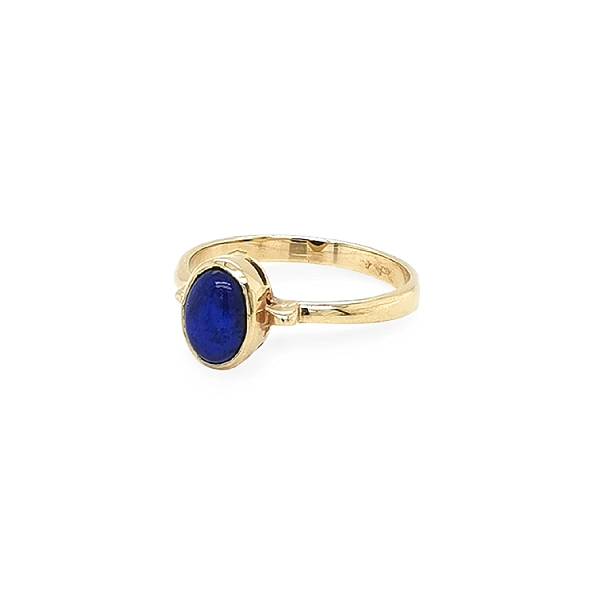 Zlatý Prsten s Lapis Lazuli