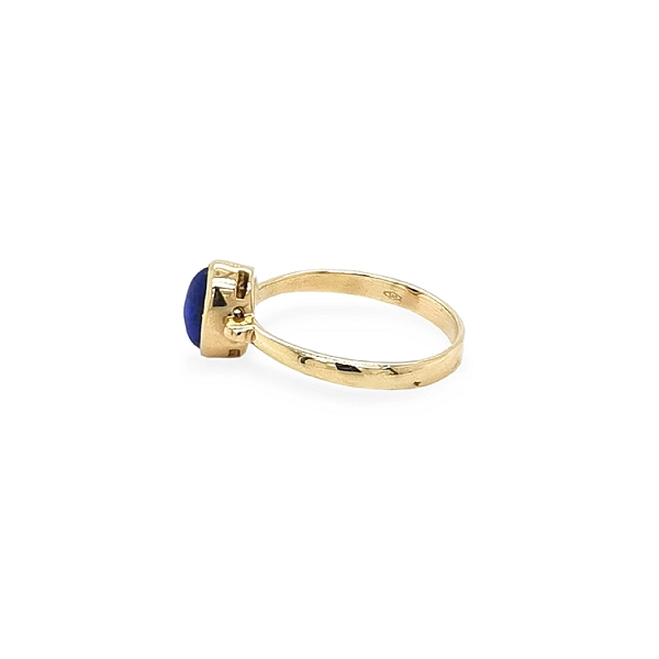 Zlatý Prsten s Lapis Lazuli