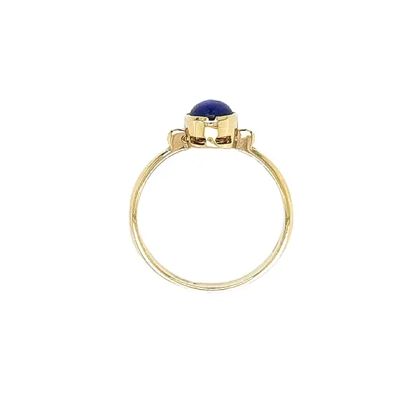 Zlatý Prsten s Lapis Lazuli