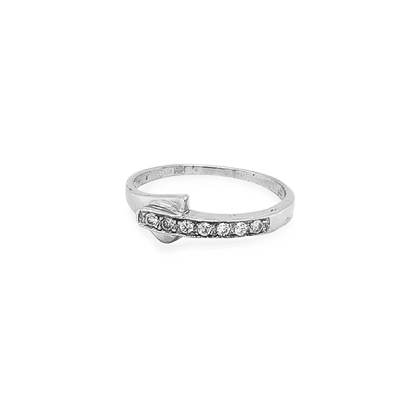 Gold Ring with Zircons