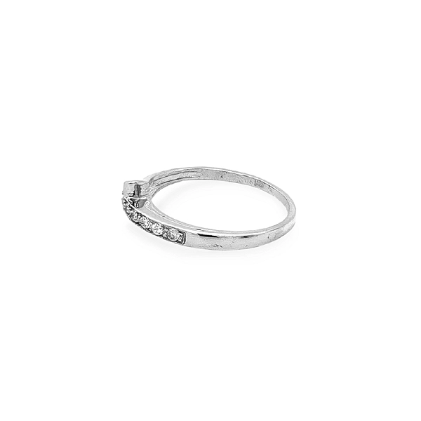 Gold Ring with Zircons
