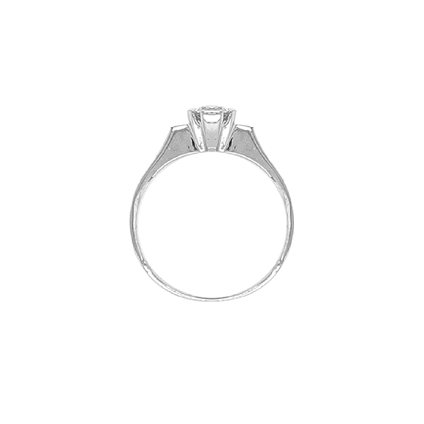 Gold Ring with Zircon