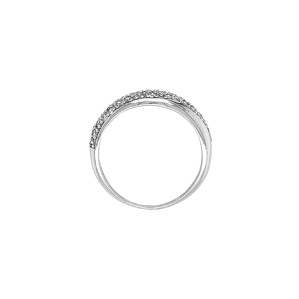 Gold Ring with Zircons