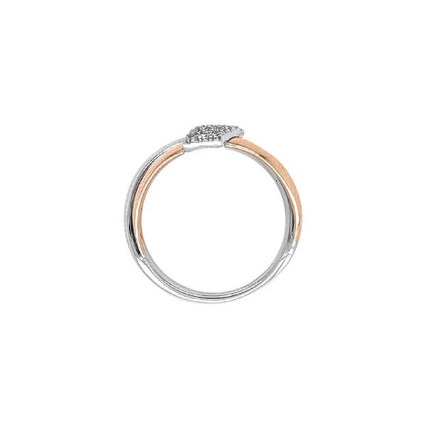 Gold Ring with Zircons