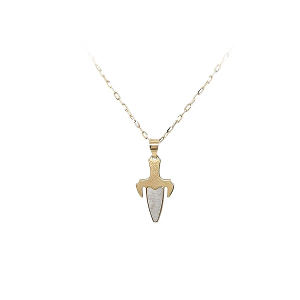 Pendant Dagger made of Combination Gold