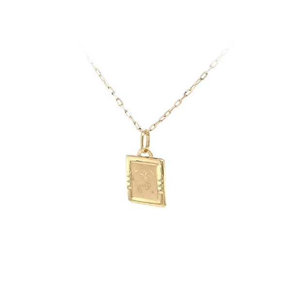 Gold Pendant Sign of the Sagittarius